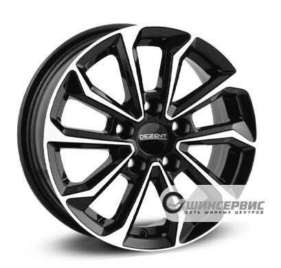 Dezent KS black polished ET38 70.1 BFP