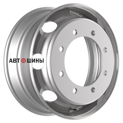 Accuride 8/275/221/136 6.75x19.5/8x275 ET136 D221 Silver