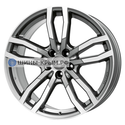 Alutec DriveX 9.5x21/5x112 ET53 D66.5 Metal Grey Front Polished