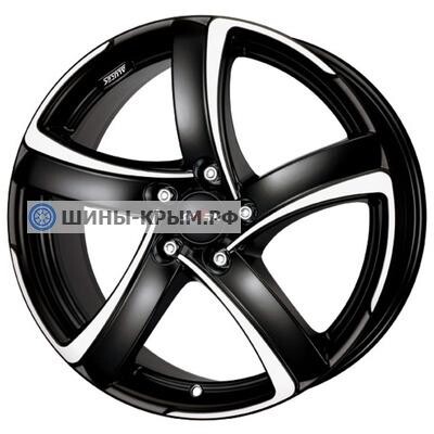 Alutec Shark 7.5x17/5x100 ET35 D63.3 Racing black front polished