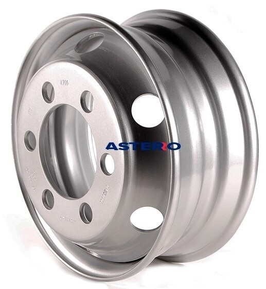 ASTERRO 1705 6x17.5/6x222.25 ET123 D164 СЕРЕБРИСТЫЙ