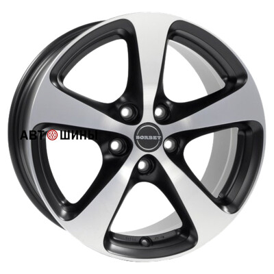 Borbet CC 7x16/5x115 ET40 D70.1 Black Polished Glossy Borbet CC 7x16/5x115 ET40 D70.1 Black Polished Glossy