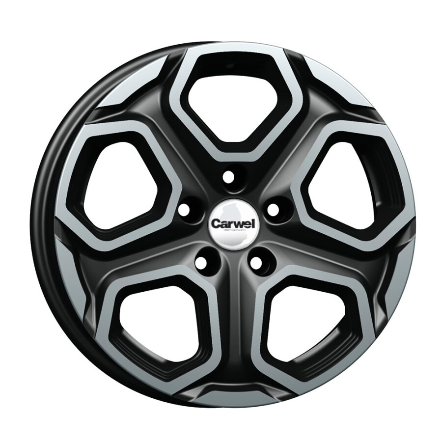 CARWEL БАЛА 241 (QASHQAI) AB 6.5x16/5x114.3 ET40 D66.1 Черный глянцевый с полированной лицевой частью CARWEL БАЛА 241 (QASHQAI) AB 6.5x16/5x114.3 ET40 D66.1 Черный глянцевый с полированной лицевой частью
