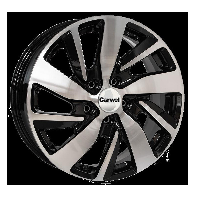 CARWEL БАЙКАЛ 166 (DUSTER) AB 6.5x16/5x114.3 ET50 D66.1 Черный глянцевый с полированной лицевой частью CARWEL БАЙКАЛ 166 (DUSTER) AB 6.5x16/5x114.3 ET50 D66.1 Черный глянцевый с полированной лицевой частью