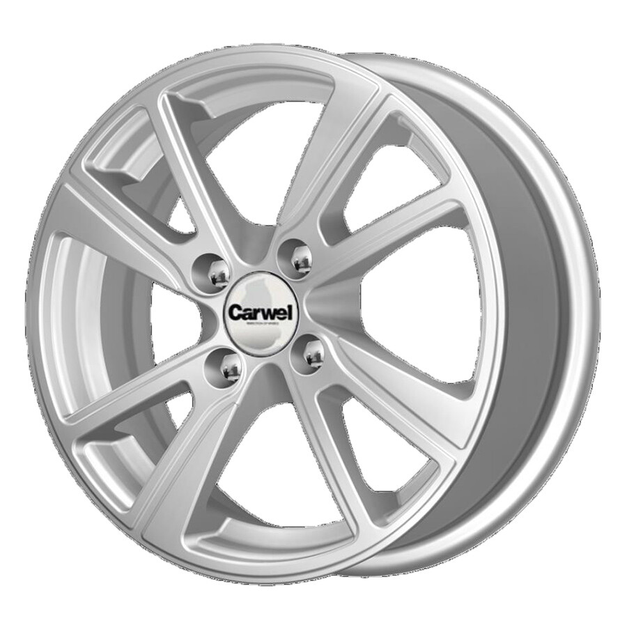 CARWEL БРОСНО 27 (127) SB 5.5x14/4x98 ET35 D58.5 Серебристый металлик