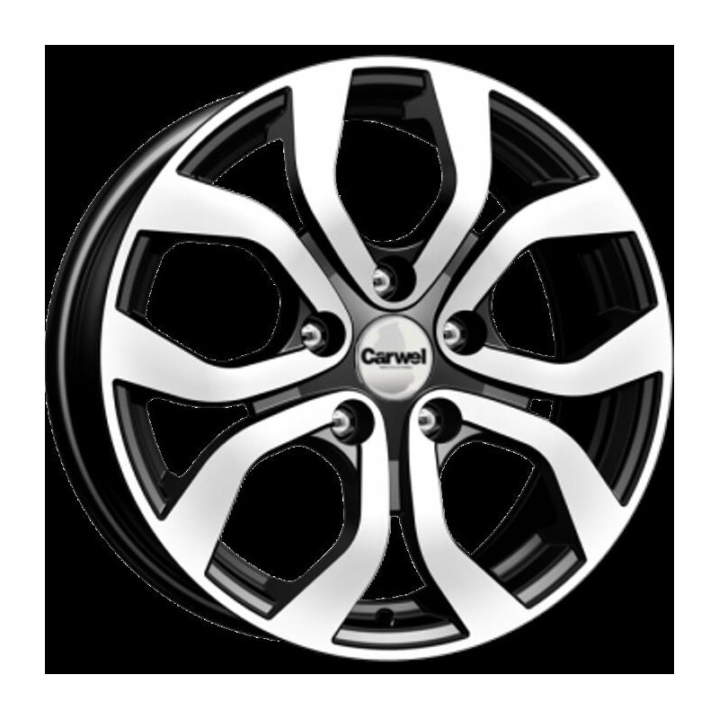 CARWEL БУССЕ 164 (LIFAN X60) AB 6.5x16/5x114.3 ET45 D60.1 Черный глянцевый с полированной лицевой частью