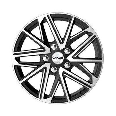 CARWEL ГАЛИЛЕО AB 6x16/5x114.3 ET48 D67.1 Черный глянцевый с полированной лицевой частью CARWEL ГАЛИЛЕО AB 6x16/5x114.3 ET48 D67.1 Черный глянцевый с полированной лицевой частью