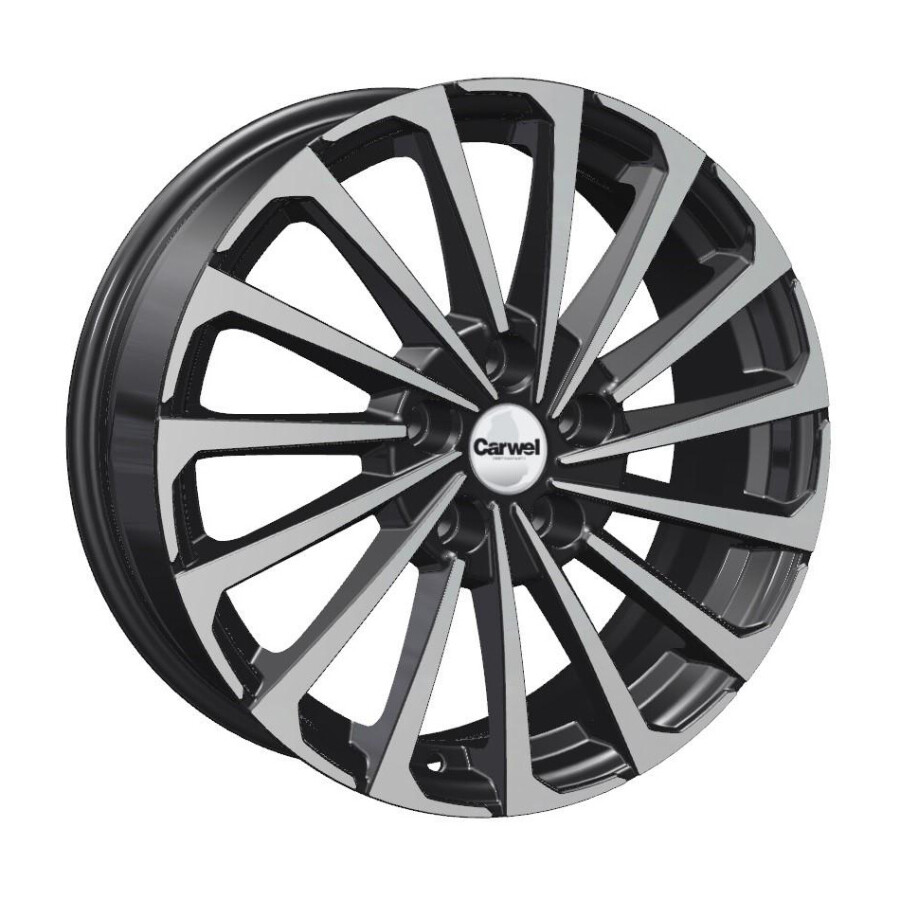 CARWEL КАГРА 1721 (GAC GS3) ABT 6.5x17/5x108 ET44 D59.5 Черный глянцевый с полированной лицевой частью CARWEL КАГРА 1721 (GAC GS3) ABT 6.5x17/5x108 ET44 D59.5 Черный глянцевый с полированной лицевой частью