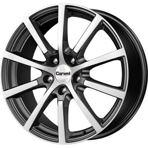 CARWEL КЕНТАВР 103 AB 7x17/5x112 ET50 D57.1 Черный глянцевый с полированной лицевой частью CARWEL КЕНТАВР 103 AB 7x17/5x112 ET50 D57.1 Черный глянцевый с полированной лицевой частью