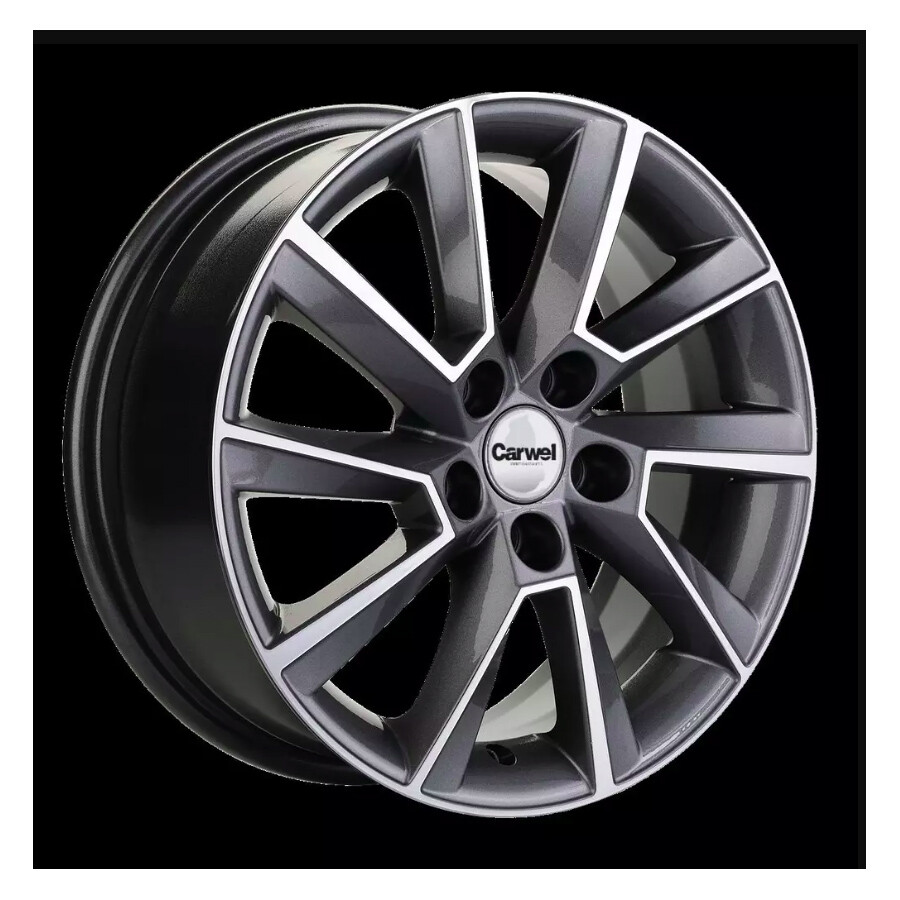 CARWEL САТУРН 1507 (POLO) AGR 6x15/5x100 ET40 D57.1 Серый с полированной лицевой частью CARWEL САТУРН 1507 (POLO) AGR 6x15/5x100 ET40 D57.1 Серый с полированной лицевой частью