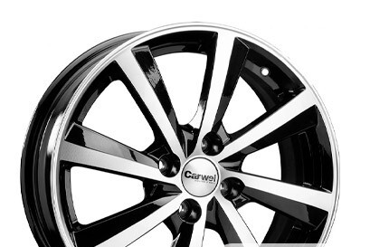CARWEL СЕЛИГЕР AB 6x16/4x100 ET49 D54.1 Черный глянцевый с полированной лицевой частью CARWEL СЕЛИГЕР AB 6x16/4x100 ET49 D54.1 Черный глянцевый с полированной лицевой частью