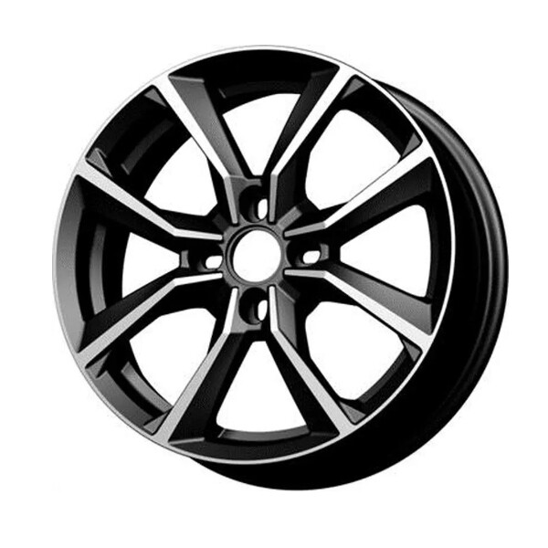 CARWEL ТАХО 283 AB 6x15/4x98 ET40 D58.5 Черный глянцевый с полированной лицевой частью