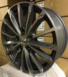 CARWEL ТЕВРИЗ 1611 ABT 6.5x16/5x114.3 ET45 D54.1 Черный глянцевый с полированной лицевой частью