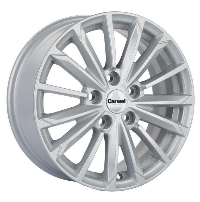 CARWEL ТЕВРИЗ 1611 (COROLLA) SLT 6.5x16/5x114.3 ET45 D60.1 СЕРЕБРИСТЫЙ CARWEL ТЕВРИЗ 1611 (COROLLA) SLT 6.5x16/5x114.3 ET45 D60.1 СЕРЕБРИСТЫЙ