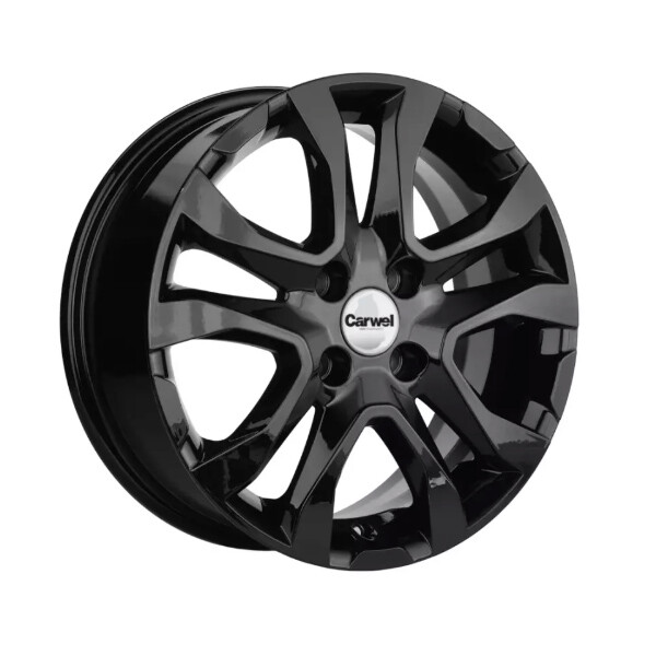 CARWEL ТОБОЛ 1503 (X-RAY/ LOGAN) BL 6x15/4x100 ET40 D60.1 Черный