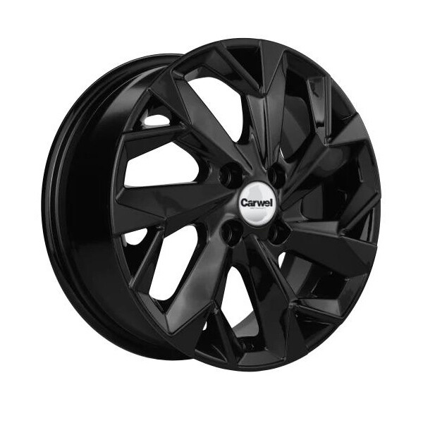 CARWEL ВАГА 1402 (SOLARIS/RIO) BL 5.5x14/4x100 ET43 D67.1 Черный CARWEL ВАГА 1402 (SOLARIS/RIO) BL 5.5x14/4x100 ET43 D67.1 Черный
