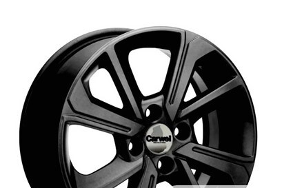 CARWEL ВОЖЕ 1501 ABT 6x15/4x100 ET48 D54.1 Черный глянцевый с полированной лицевой частью