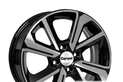 CARWEL ВОЖЕ 1501 (LOGAN) ABT 6x15/4x100 ET40 D60.1 Черный глянцевый с полированной лицевой частью CARWEL ВОЖЕ 1501 (LOGAN) ABT 6x15/4x100 ET40 D60.1 Черный глянцевый с полированной лицевой частью
