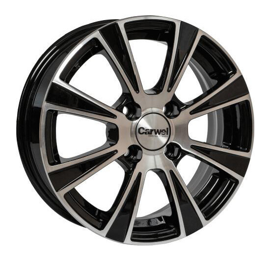 CARWEL ЙОТА 113 AB 5.5x14/4x100 ET45 D67.1 Черный глянцевый с полированной лицевой частью CARWEL ЙОТА 113 AB 5.5x14/4x100 ET45 D67.1 Черный глянцевый с полированной лицевой частью