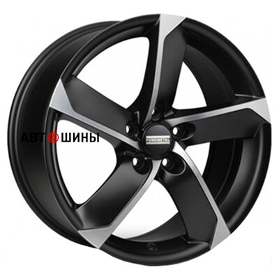 Fondmetal 7900 7.5x17/5x112 ET48 D57.1 Matt Black Polished