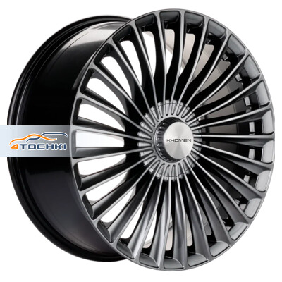 Khomen Wheels KHOMEN 2008 TURBO II Vito 8.5x20/5x112 ET48 D66.6 Dark Chrome