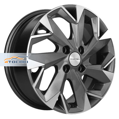 Khomen Wheels KHW1402 (Accent/Getz/i20) 5.5x14/4x100 ET38 D67.1 Gray-FP Khomen Wheels KHW1402 (Accent/Getz/i20) 5.5x14/4x100 ET38 D67.1 Gray-FP