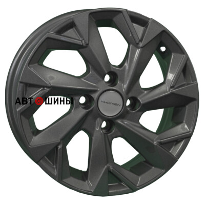 Khomen Wheels KHW1402 5.5x14/4x100 ET43 D67.1 Gray