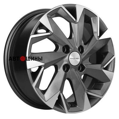 Khomen Wheels KHW1402 (Solaris/Logan/Rio) 5.5x14/4x100 ET43 D67.1 Gray-FP Khomen Wheels KHW1402 (Solaris/Logan/Rio) 5.5x14/4x100 ET43 D67.1 Gray-FP