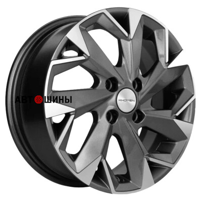 Khomen Wheels KHW1402 (Toyota Corolla) 5.5x14/4x100 ET43 D60.1 Gray-FP Khomen Wheels KHW1402 (Toyota Corolla) 5.5x14/4x100 ET43 D60.1 Gray-FP