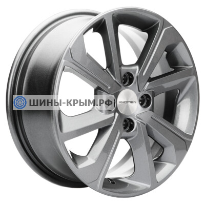 Khomen Wheels KHW1501 (Lada Granta) 6x15/4x98 ET36 D58.6 Gray