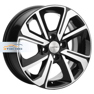 Khomen Wheels KHW1501 (Nexia) 6x15/4x100 ET45 D56.6 Black-FP