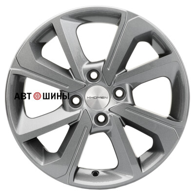 Khomen Wheels KHW1501 (Rio/Solaris) 6x15/4x100 ET48 D54.1 Gray