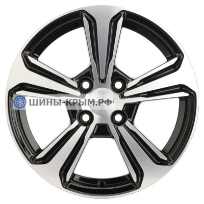 Khomen Wheels KHW1502 (Solano) 6x15/4x100 ET45 D54.1 Black-FP