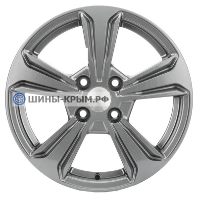 Khomen Wheels KHW1502 (Solano) 6x15/4x100 ET45 D54.1 Gray