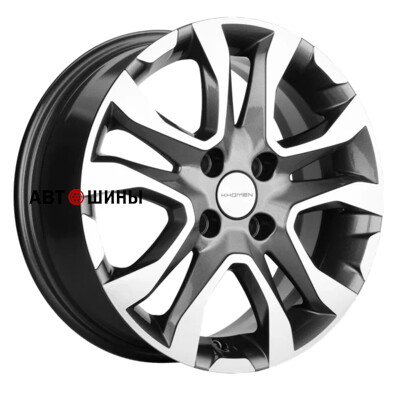 Khomen Wheels KHW1503 (Cobalt) 6x15/4x100 ET39 D56.6 Black-FP Khomen Wheels KHW1503 (Cobalt) 6x15/4x100 ET39 D56.6 Black-FP