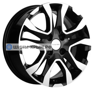 Khomen Wheels KHW1503 (Logan/Sandero/Xray) 6x15/4x100 ET40 D60.1 Black-FP Khomen Wheels KHW1503 (Logan/Sandero/Xray) 6x15/4x100 ET40 D60.1 Black-FP