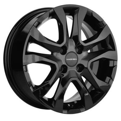 Khomen Wheels KHW1503 (Logan/Sandero/Xray) 6x15/4x100 ET40 D60.1 Black