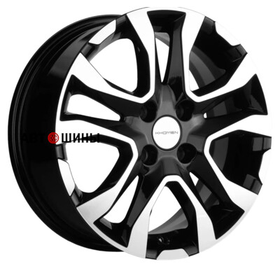 Khomen Wheels KHW1503 (Rio/Solaris) 6x15/4x100 ET46 D54.1 Black-FP Khomen Wheels KHW1503 (Rio/Solaris) 6x15/4x100 ET46 D54.1 Black-FP