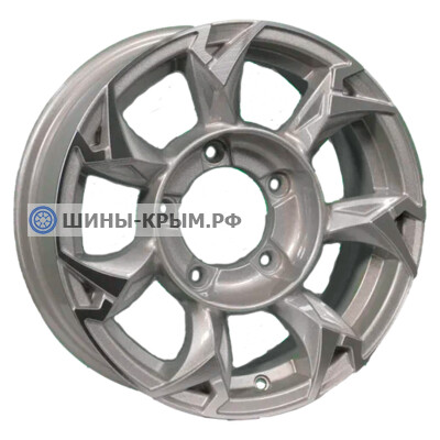 Khomen Wheels KHW1505 (Jimny) 5.5x15/5x139.7 ET5 D108.1 F-Silver-FP