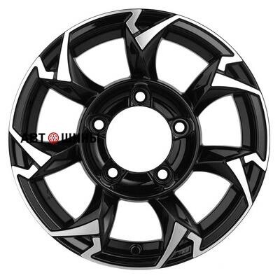 Khomen Wheels KHW1505 (Lada NIVA 4x4) 5.5x15/5x139.7 ET5 D98.5 Black-FP