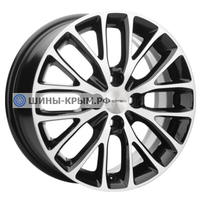 Khomen Wheels KHW1506 (Lada Granta) 6x15/4x98 ET36 D58.6 Black-FP