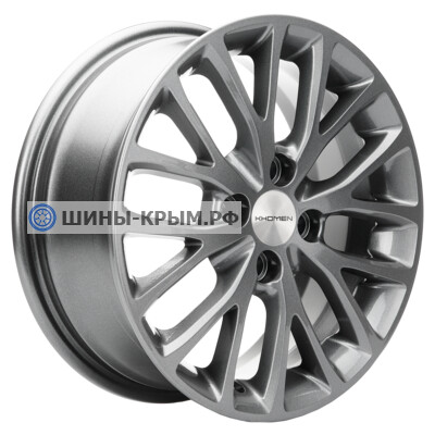 Khomen Wheels KHW1506 (Vesta) 6x15/4x100 ET50 D60.1 Gray Khomen Wheels KHW1506 (Vesta) 6x15/4x100 ET50 D60.1 Gray