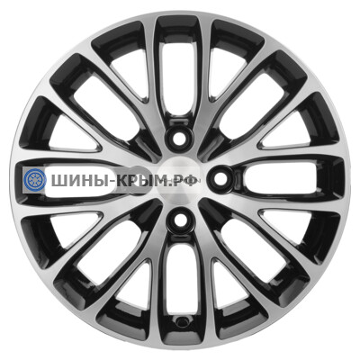 Khomen Wheels KHW1506 (XRay) 6x15/4x100 ET37 D60.1 Black-FP Khomen Wheels KHW1506 (XRay) 6x15/4x100 ET37 D60.1 Black-FP