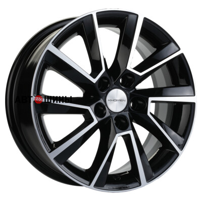 Khomen Wheels KHW1507 (Aveo) 6x15/5x105 ET39 D56.6 Black