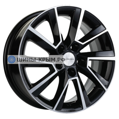 Khomen Wheels KHW1507 (Polo) 6x15/5x100 ET40 D57.1 Black-FP