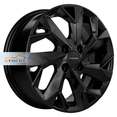 Khomen Wheels KHW1508 (Cobalt) 6x15/4x100 ET39 D56.6 Black