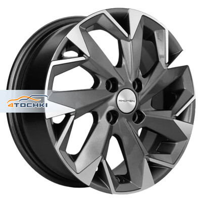 Khomen Wheels KHW1508 (Logan/Sandero) 6x15/4x100 ET40 D60.1 Black