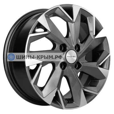 Khomen Wheels KHW1508 (Vesta) 6x15/4x100 ET50 D60.1 Gray-FP Khomen Wheels KHW1508 (Vesta) 6x15/4x100 ET50 D60.1 Gray-FP