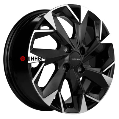 Khomen Wheels KHW1508 (XRay) 6x15/4x100 ET40 D60.1 Black