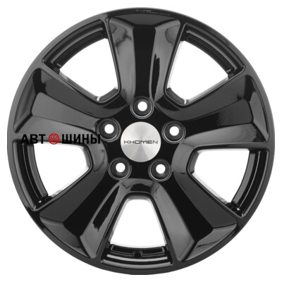 Khomen Wheels KHW1601 (Renault/Nissan) 6.5x16/5x114.3 ET50 D66.1 Black